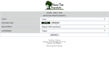 Tablet Screenshot of hometree.cl